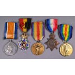 A WWI trio of medals to 138 Pte. H. Williams, R. Warwickshire Regt.