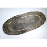 Continental white metal fish-platter