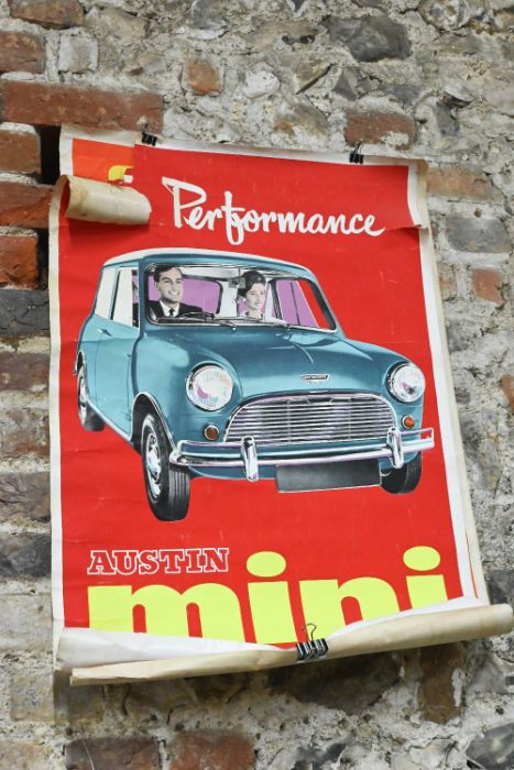 An original Austin Mini Cooper 'For Performance' poster No. 2153