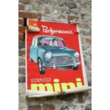 An original Austin Mini Cooper 'For Performance' poster No. 2153