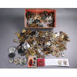 A large assorted quantity of mostly British military cap badges, approx. 300 +