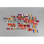 Box assorted Victorian and later medal ribbon bars