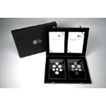 Royal Mint 2008 Royal Shield of Arms and Emblems of Britain Silver Proof Coin Sets