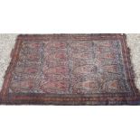 An antique Persian Shiraz rug