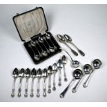 Matched set of ten US sterling coffee spoons