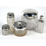 Silver-topped toilet jars