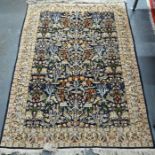 An old Indo-Persian garden design rug,