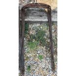 Ten large weathered steel garden frames (10)