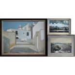 Jenny Davie - Three various Tuscan oil landscapes, signed, 47 x 60.5 cm (3)