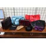 Thirteen various handbags and purses including Cordé, Bruno Magli, Elizabeth Arden etc (box)