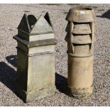 Two old chimney pots (2)