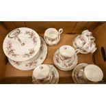 Royal Albert 'Lavender Rose' dinner/tea service, 52 pieces including covers (2 boxes)