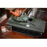 Boxed Action Man Scorpion Tank and an unboxed Action Man (2)