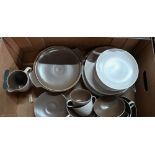 Poole pottery Duotone dinner/tea/coffee service (58 pieces), 2 boxes