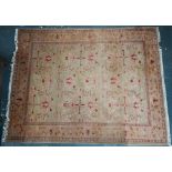 An Indian Agra camel ground carpet, 238 cm x 191 cm