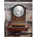 A classic Georgian style walnut cased 8-day twin-train W & B movement bracket clock, with silvered