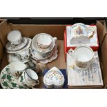 Quantity of Royal Commemorative china and other memorabilia to/w other decorative ceramics (2 boxes)