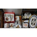 Various Royal Commemorative china, including Spode, Crown Staffordshire, Minton, etc - some boxed (