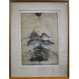 After Johnny Friedländer (1912-1992) - Abstract composition, ltd ed 57/95 etching, pencil signed