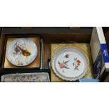 Boxed pair of Denby limited edition Egyptian Collection plates - The King's Fisherman and The