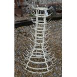 A large continental graduated eleven tier bottle drying rack