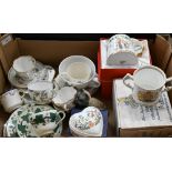 Quantity of Royal Commemorative china and other memorabilia to/w other decorative ceramics (2 boxes)