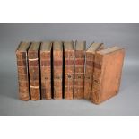 Hume, David - The History of England, 8 vols, London: T Cadell 1789, full calf 4to (vol 3 disbound)