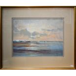 Mel Briggs - Breakers on the Beach, oil on canvas, signed lower right, 32 cm