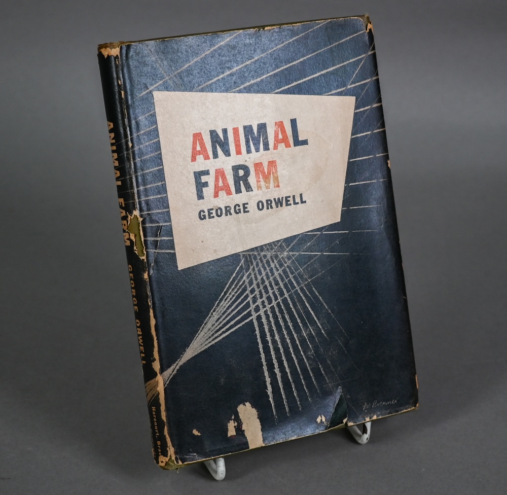 Orwell, George - Animal Farm, US 1st, New York: Harcourt, Brace & Co 1946, d/w 8vo