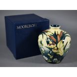 Moorcroft 'Lamia' bulbous vase, 17 cm high (boxed)