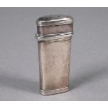 A George III silver lancet-case of tapering form, maker not identified (G_), London 1810, 6.5 cm