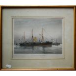 A set of 23 various naval ship prints, from Her Majesty's Naval series (23)