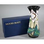 Moorcroft 'Oriental Poppy' baluster vase designed by Philip Gibson, 21 cm (boxed)