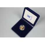 A 1982 gold half sovereign, in fitted presentation case