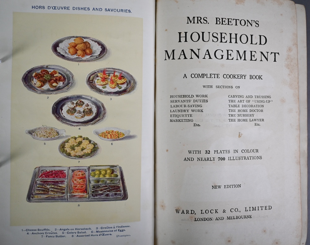 Mrs Beeton's Household Management, New Edition, quarter-bound in American cloth, 8vo - Image 4 of 5