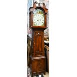 Currer, Perth, a Victorian mahogany cased longcase clock, the 8-day enamelled dial with subsidiary