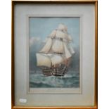 A set of sixteen various prints from Her Majesty's Naval series, depicting life on board ship and
