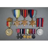 A Royal Navy miniature GRVI Distinguished Service Cross medal group comprising an MBE, DSC, 1939-