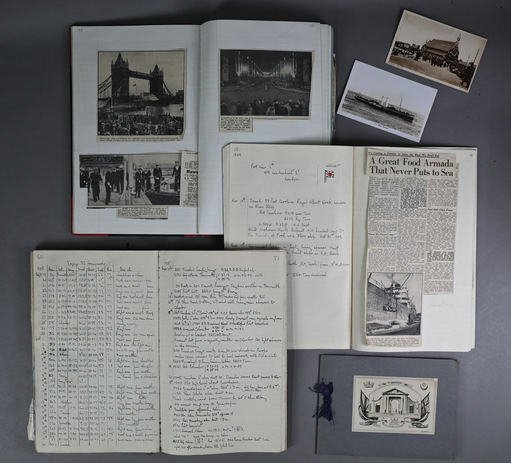 An interesting collection of photograph and scrap albums and other ephemera, relating to the naval - Image 4 of 7