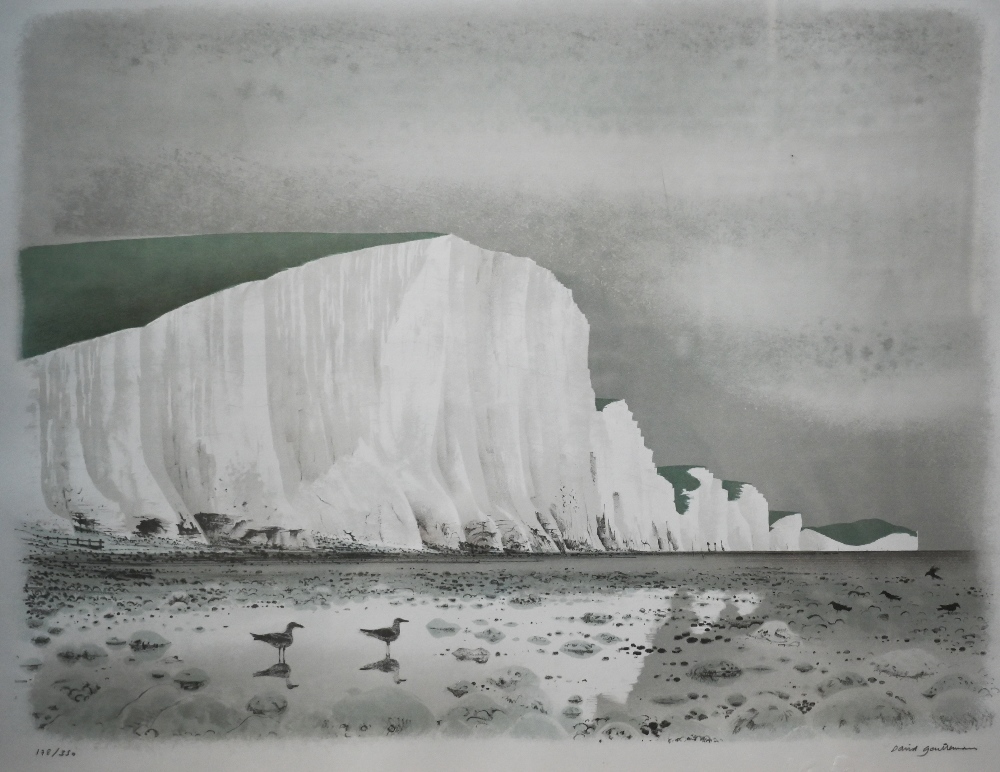 After David Gentleman (b 1930) - White cliffs of Dover, limited edition print numbered 178/350, - Image 2 of 4