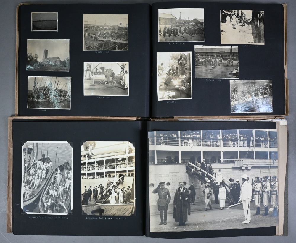 An interesting collection of photograph and scrap albums and other ephemera, relating to the naval - Image 3 of 7