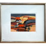 Moira Huntly (b 1932) - 'Near White Scar Caves, Yorkshire', watercolour, signed lower right, 16.5