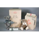 Boxed Steiff Rose Tavern 2000 (Harrods) musical teddy bear 30 cm (with certificate) to/w a boxed