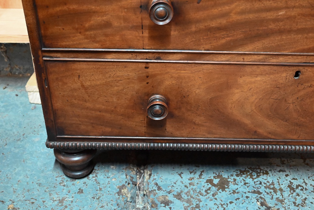 A Regency mahogany secrétaire library bookcase, the associated two door astragal glazed cabinet - Image 7 of 7