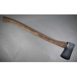 US Army hickory-handled Willys Jeep Axe by ,The Collins Co., Collingville Conn., U.S.A. 1944',