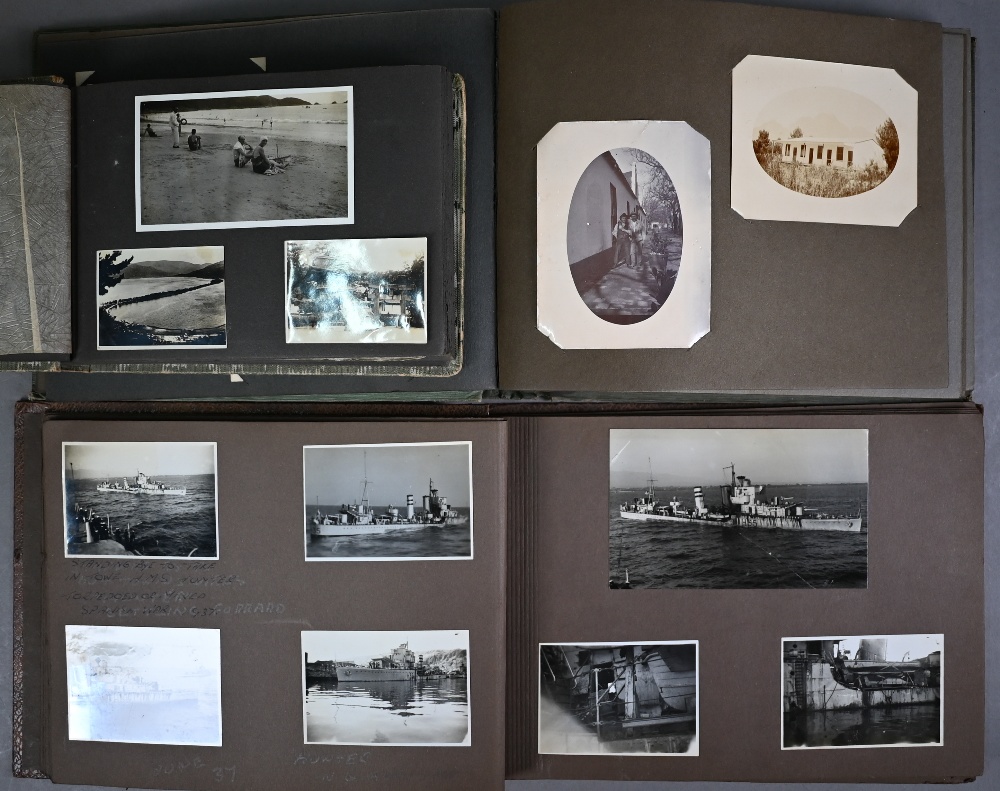 An interesting collection of photograph and scrap albums and other ephemera, relating to the naval - Image 2 of 7