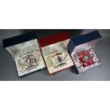 Three boxed Spode ltd ed large Royal Commemorative loving cups - 1972 Silver Wedding no 360/500,