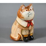 Joan and David de Bethel - Rye pottery cat, no 7283, 1999, 18 cm high