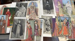 Stuart Baynes A collection of watercolours depicting characters from Shakespeare plays,