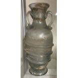 A Romanesque glass vase, with trail decoration, 26cm,